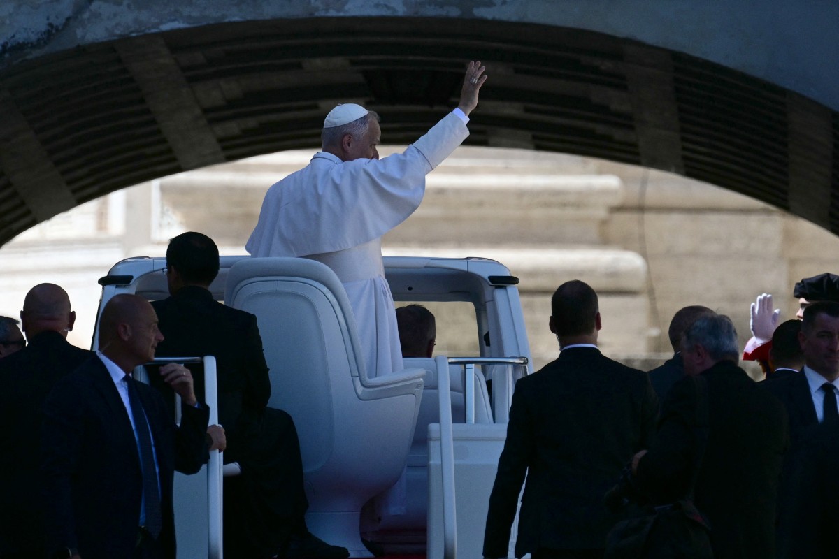 البابا لاوون الرابع عشر. (أ ف ب)