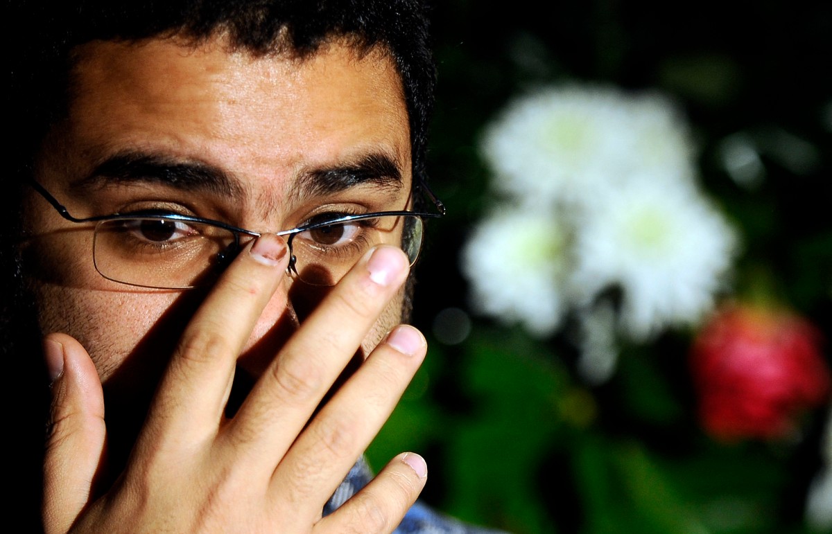  الناشط السياسي البارز علاء عبد الفتاح (أ ف ب). 