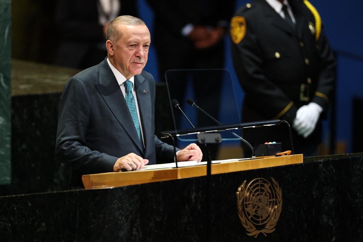 الرئيس التركي رجب طيب إردوغان (أ ف ب)