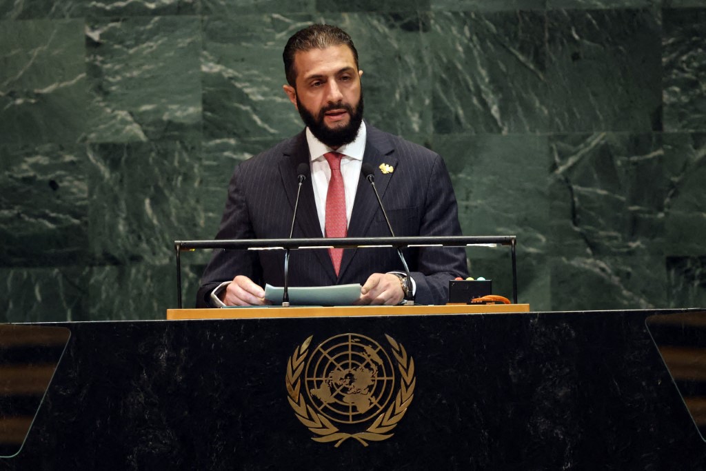 الرئيس السوري أحمد الشرع (أ ف ب)