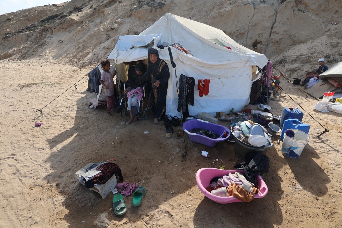 معاناة أهالي غزة (أ ف ب).