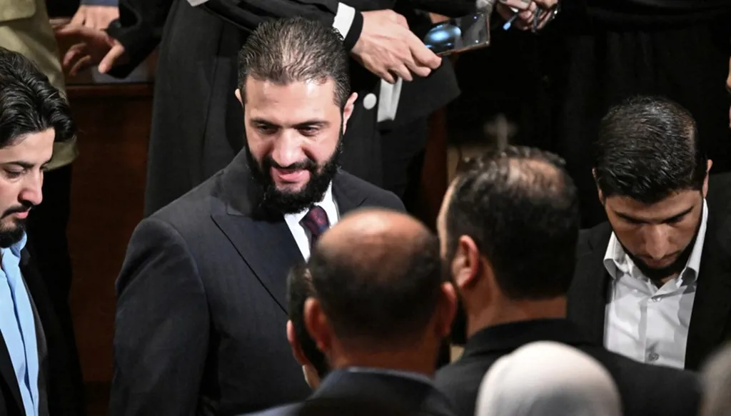 الشرع. (أ ف ب)