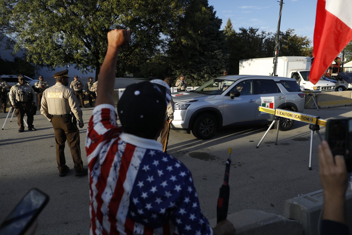 مركز احتجاز ICE في برودفيو. (أ ف ب)