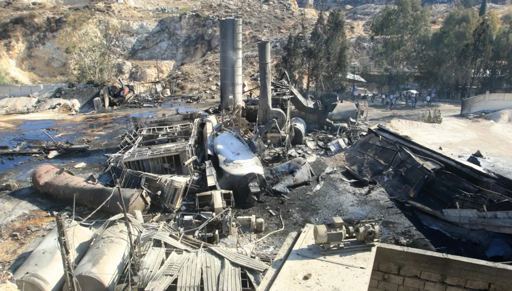ضربة على جنوب لبنان. (أ ف ب)