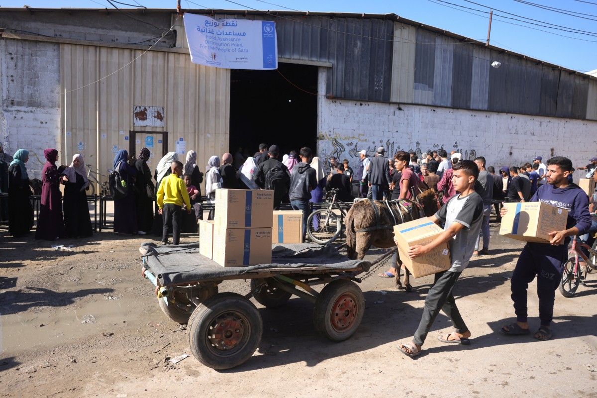 مشهد من قطاع غزة (أ ف ب)