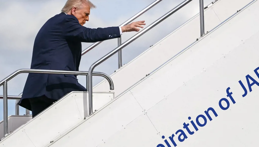 غادر طوكيو متجهاً إلى كوريا الجنوبية... ترامب: وقف إطلاق النار في غزة ليس في خطر