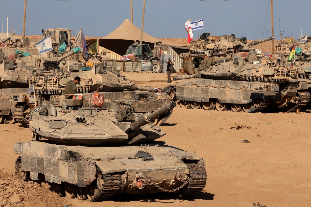 الجيش الإسرائيلي في غزة. (أ ف ب)