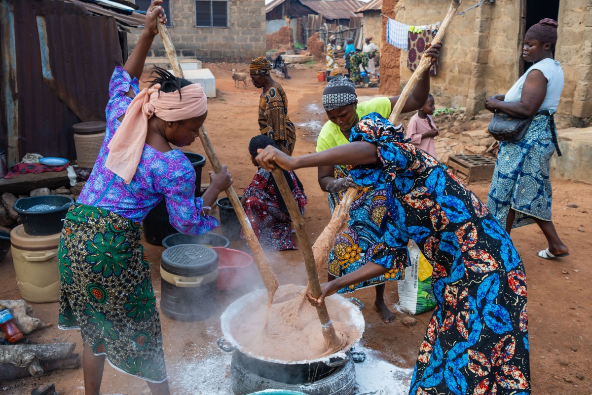 نساء في نيجيريا. (أ ف ب)