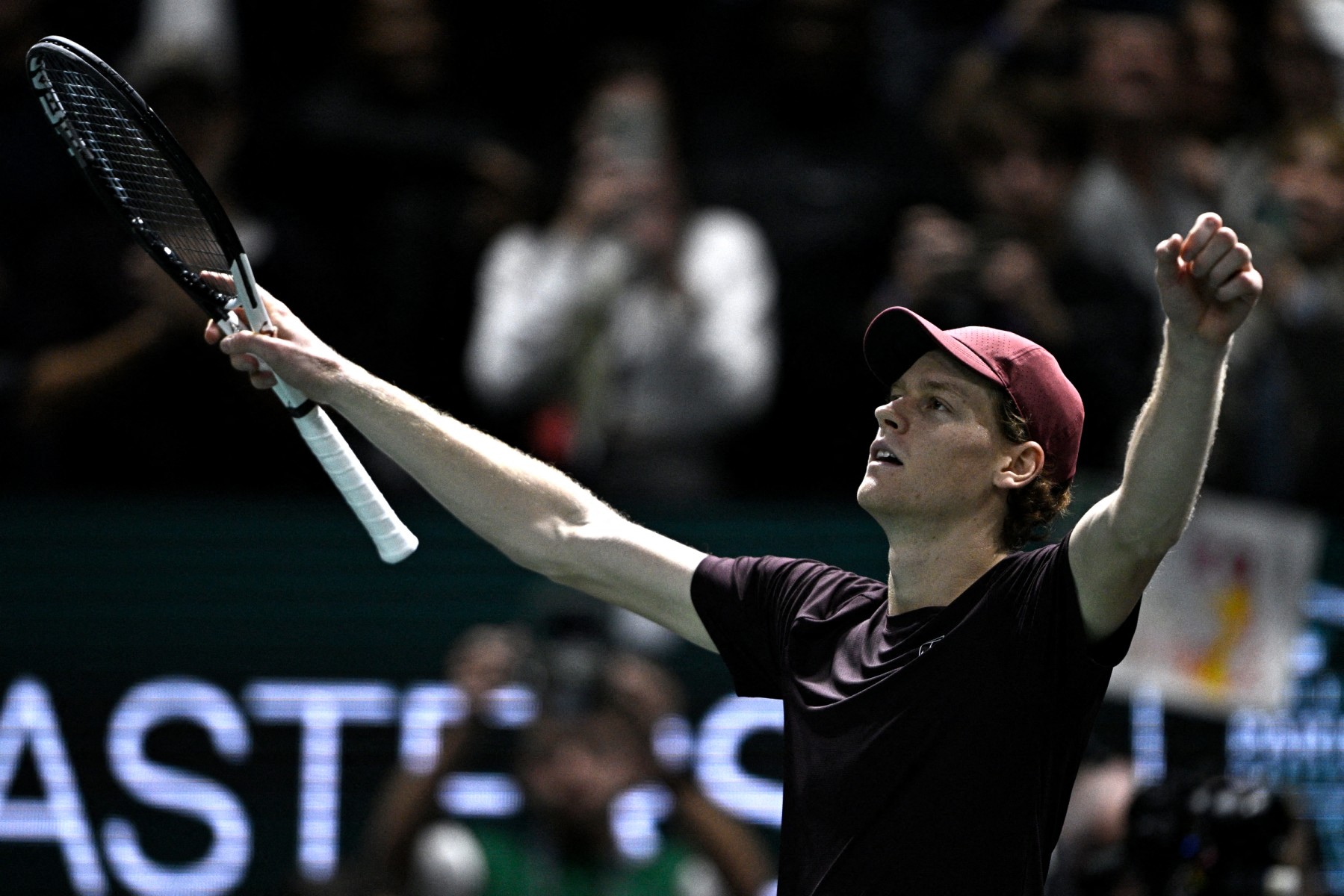 الإيطالي يانيك سينر. (أ ف ب)