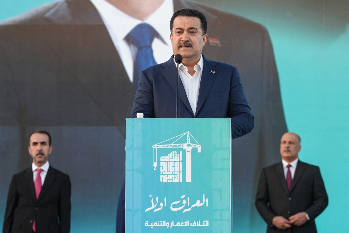 رئيس الوزراء العراقي محمد شياع السوداني. (أ ف ب)