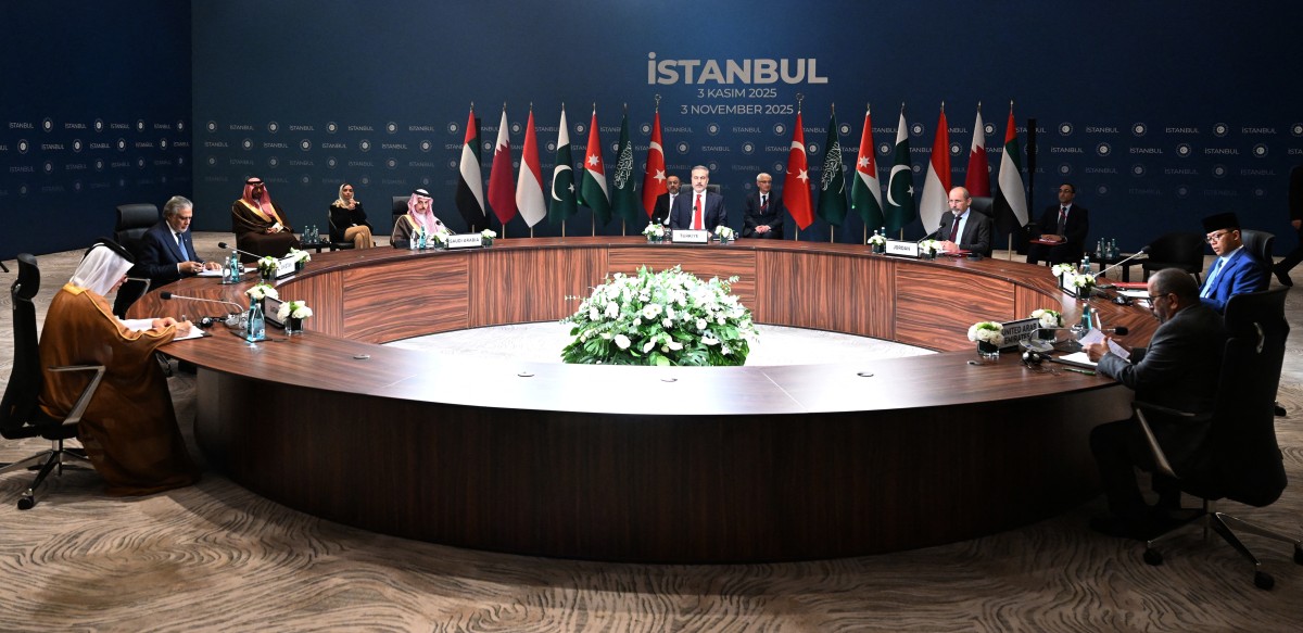 اجتماع اسطنبول لمناقشة المرحلة الثانية من خطة السلام في غزة. (أ ف ب)