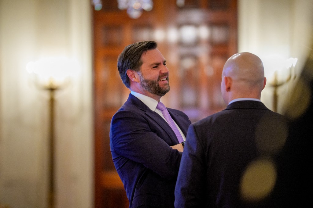 نائب الرئيس الأميركي جيه دي فانس (أ ف ب).