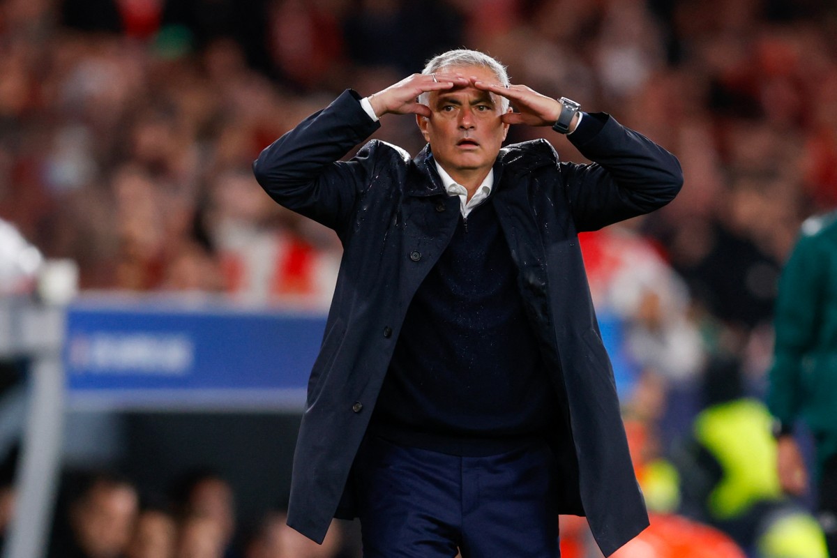 المدرب جوزيه مورينيو. (أ ف ب)
