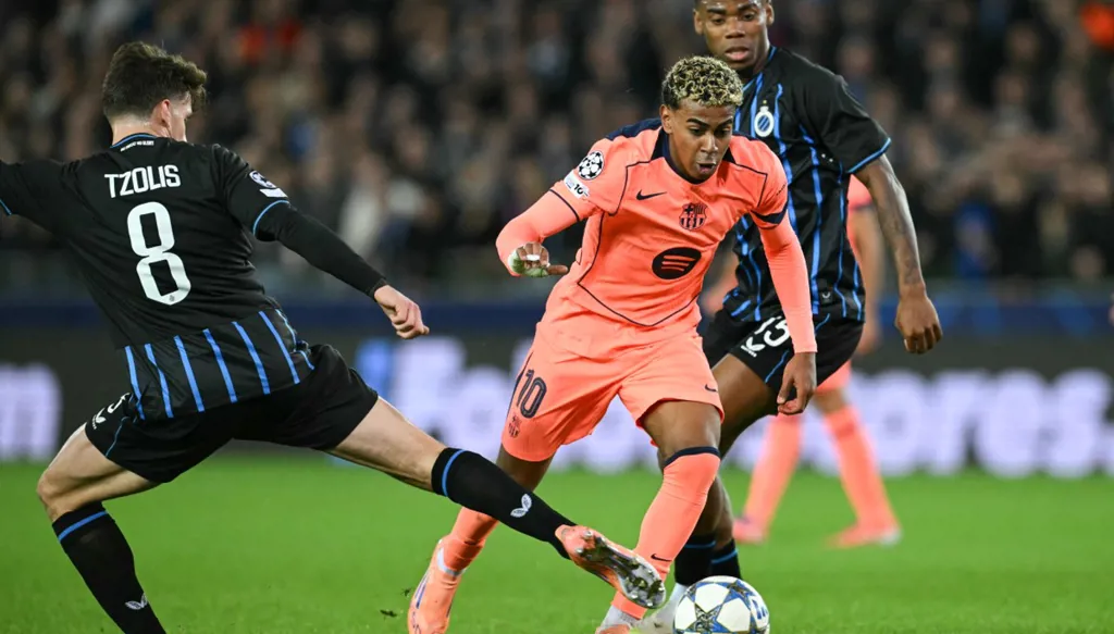 برشلونة يخطف تعادلاً دراماتيكياً من كلوب بروج ومانشستر سيتي يصعق دورتموند