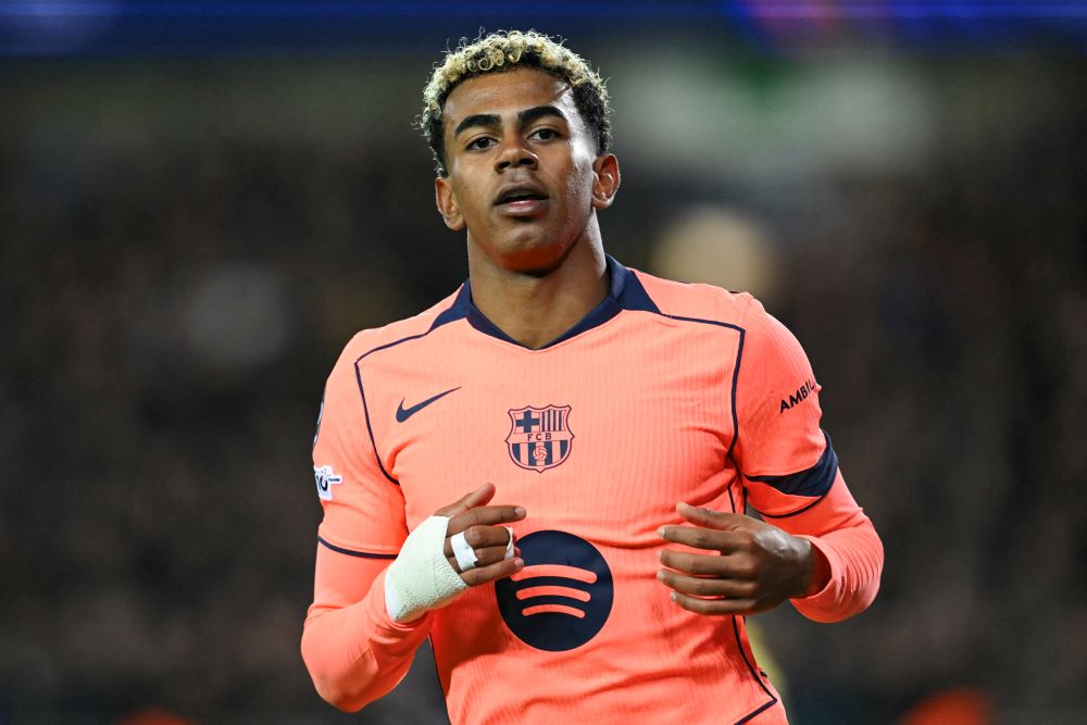 لامين يامال. (أ ف ب)