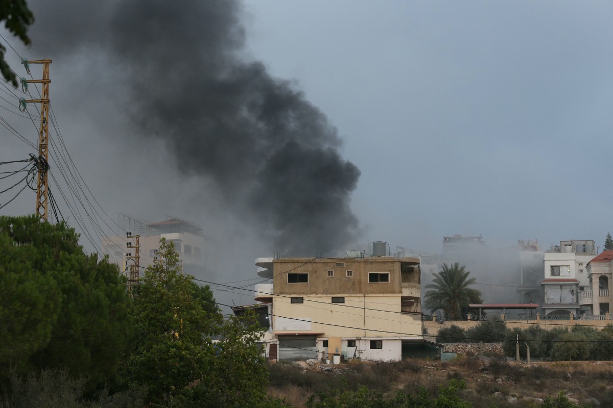 استهداف إسرائيلي في طيردبا. (أ ف ب)