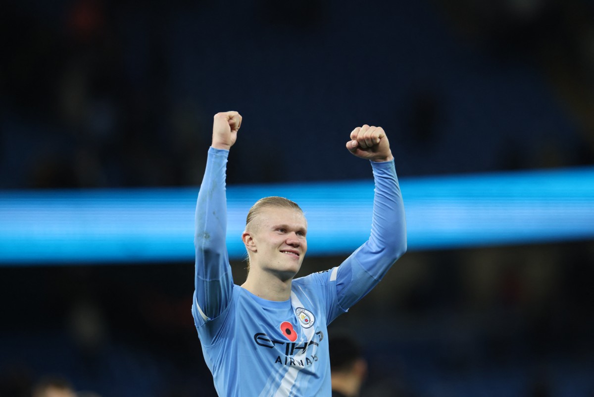 إرلينغ هالاند. (أ ف ب)