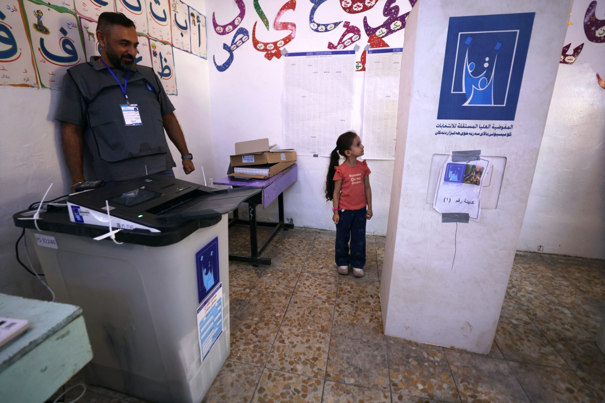 الانتخابات العراقية (أ ف ب).