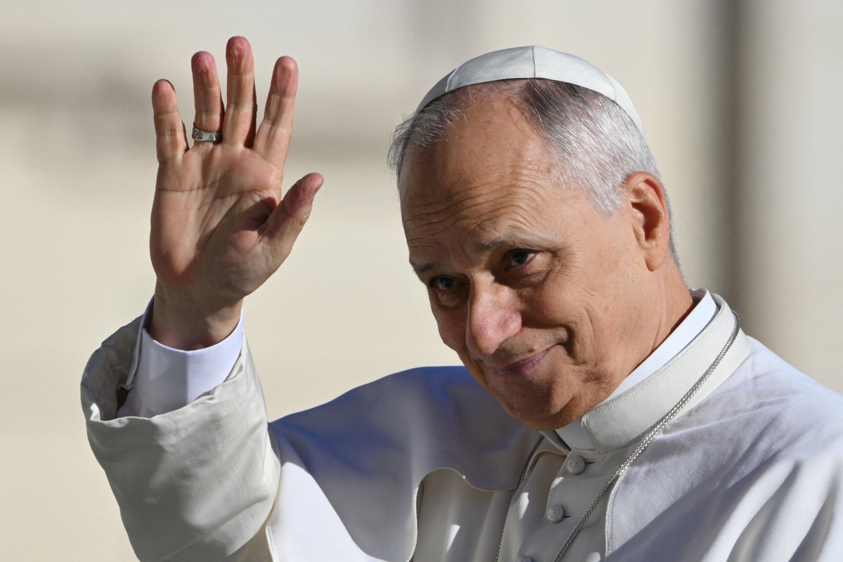 البابا لاون الرابع عشر. (أ ف ب)