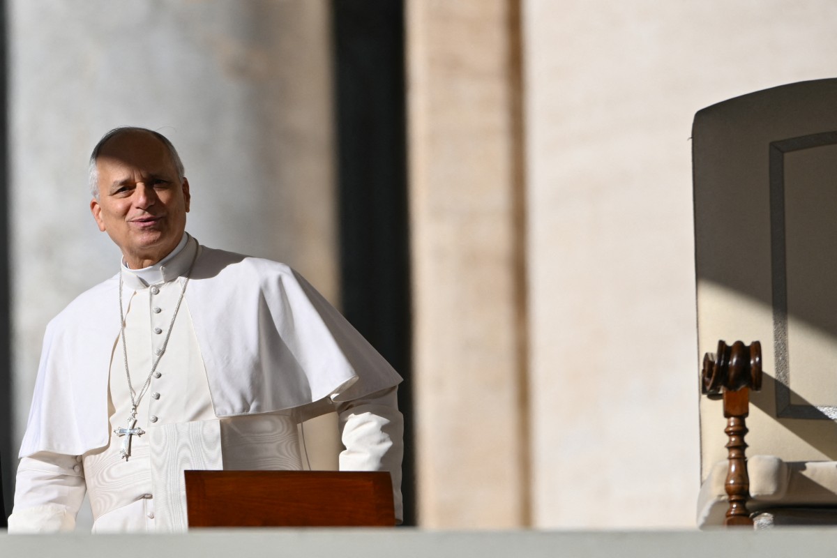 البابا لاوون الرابع عشر. (أ ف ب)