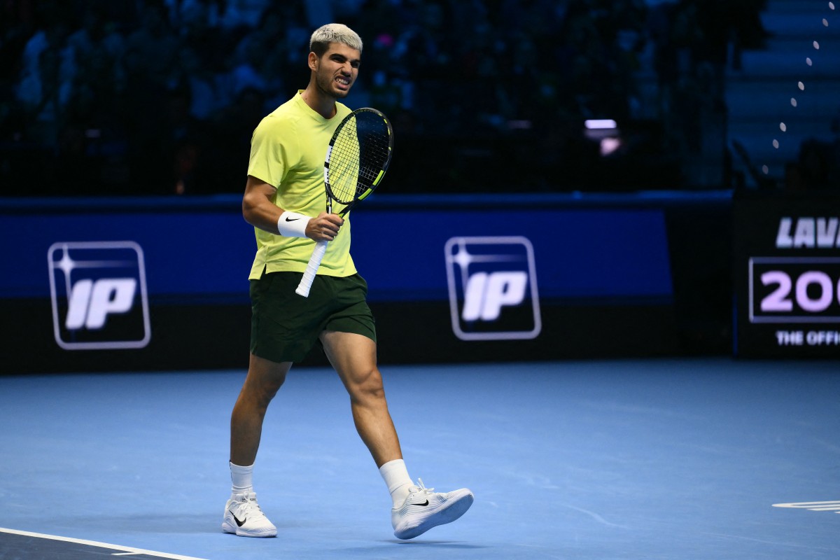 كارلوس ألكاراز. (أ ف ب)