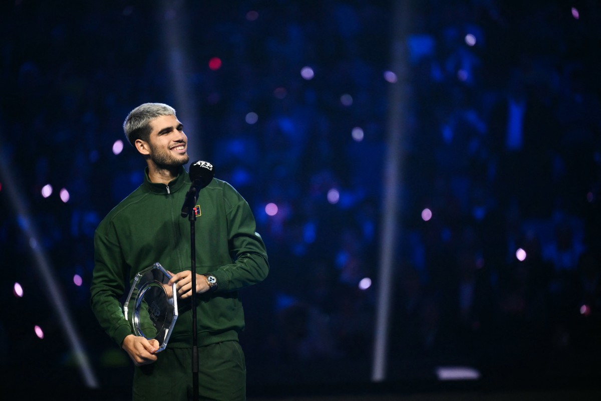 كارلوس ألكاراز. (أ ف ب)