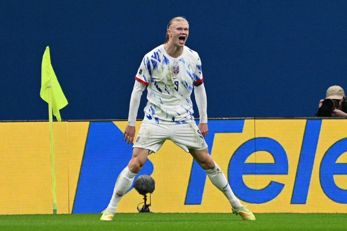 إرلينغ هالاند. (أ ف ب)