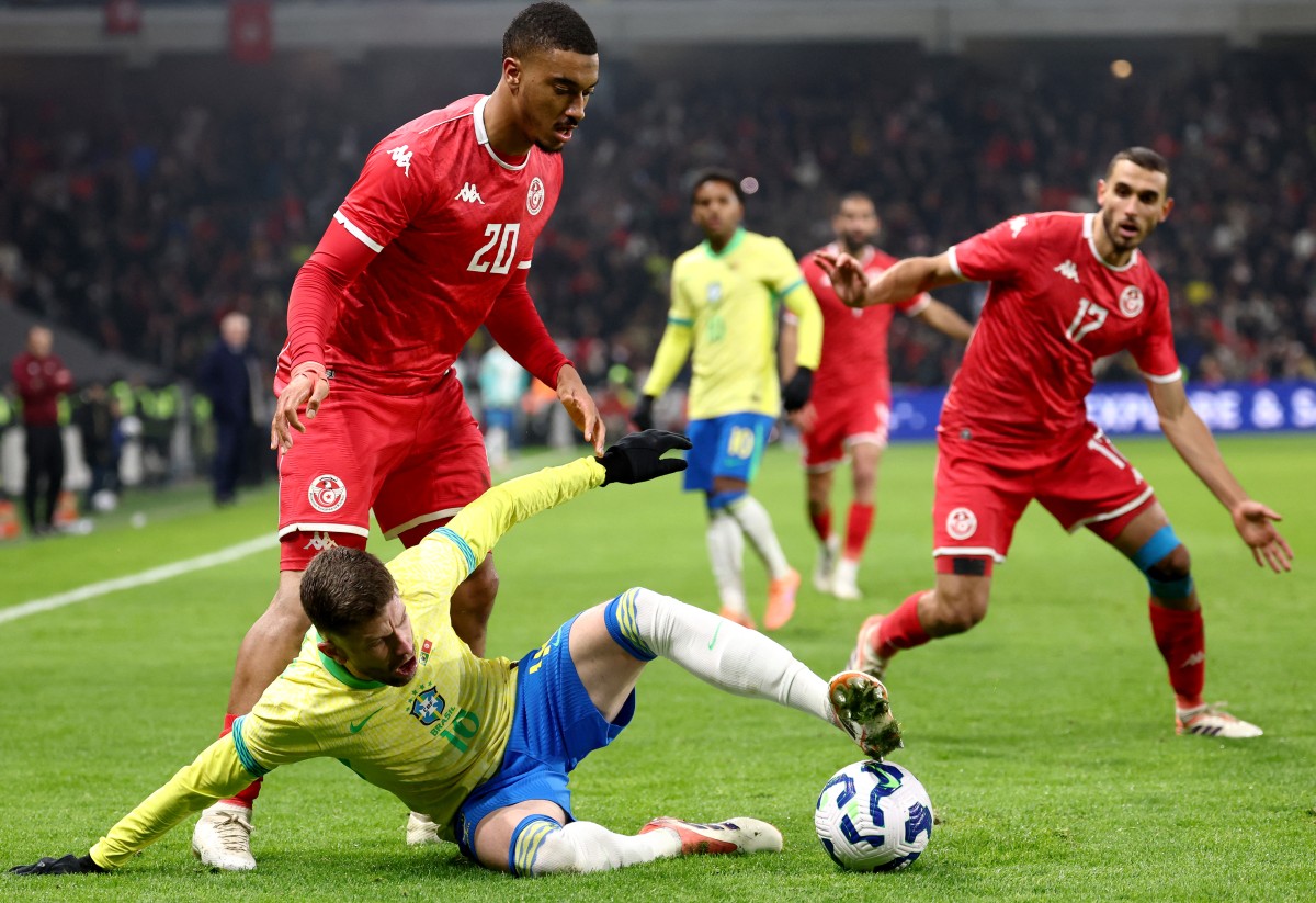 من المباراة. (أ ف ب)