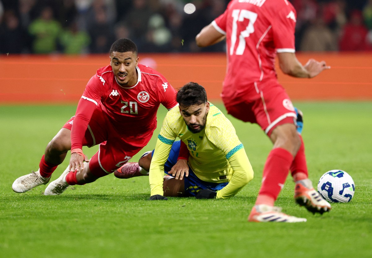 من المباراة. (أ ف ب)