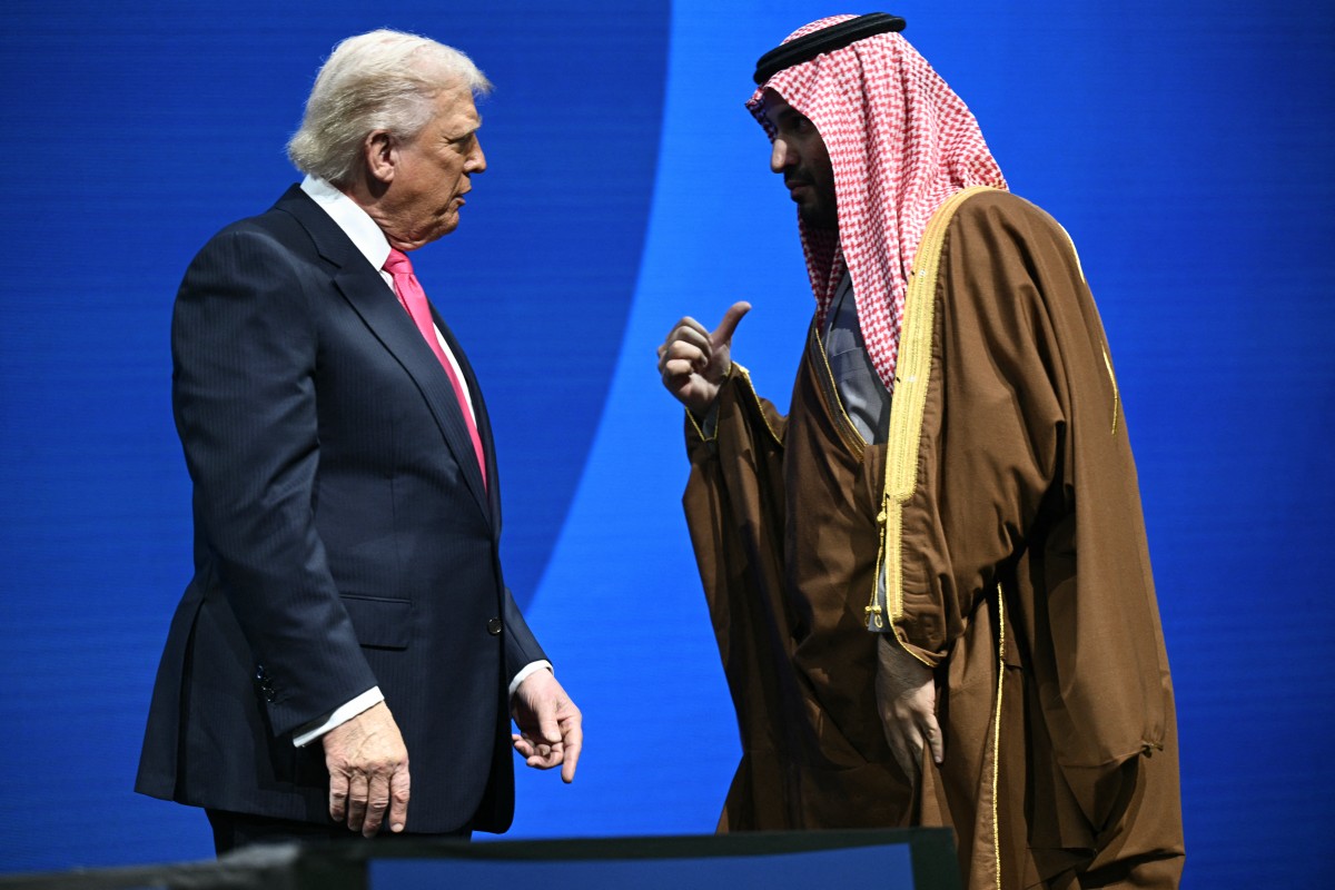 ترامب وبن سلمان (أ ف ب).