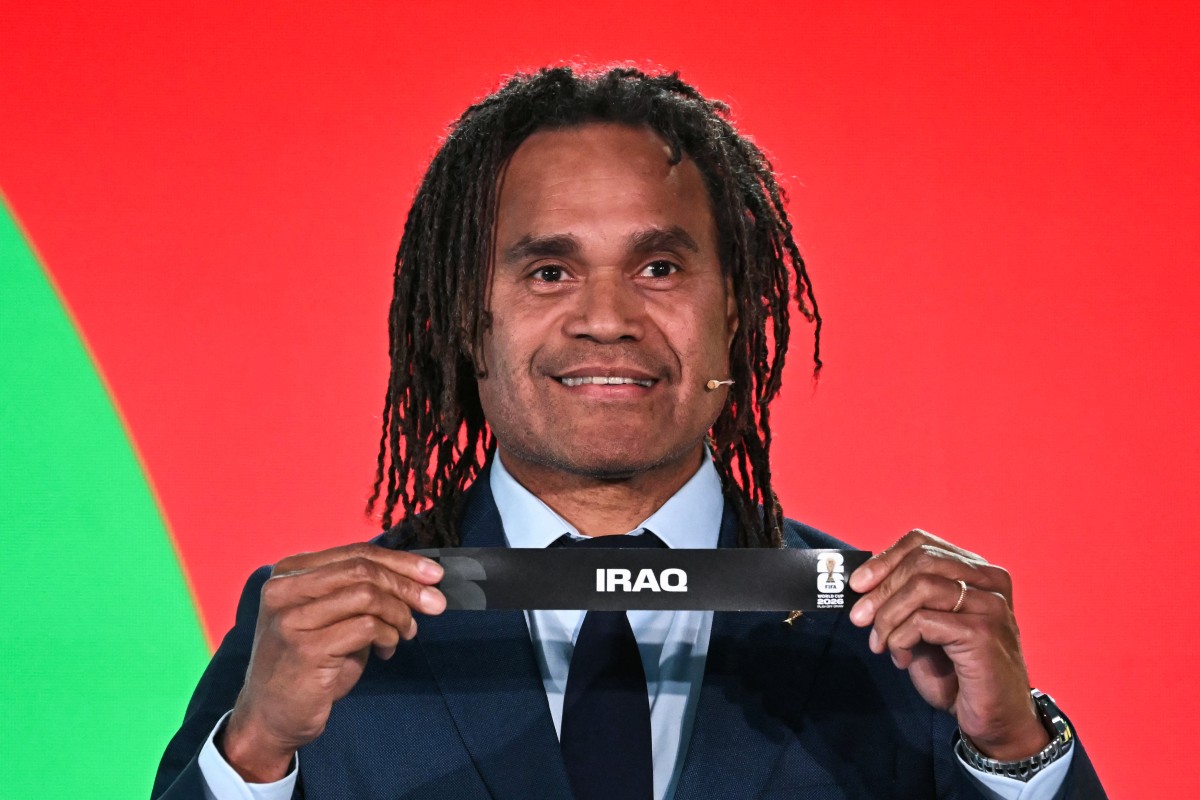 خلال قرعة الملحق المؤهل إلى كأس العالم. (أ ف ب)