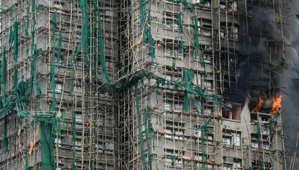 حملة صينية لمكافحة مخاطر الحرائق في المباني الشاهقة