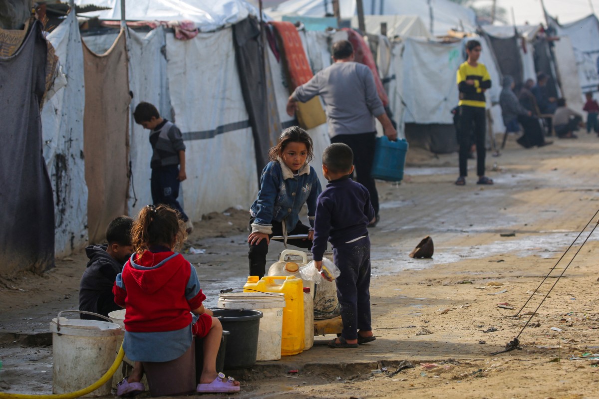 مشهد من قطاع غزة (أ ف ب)