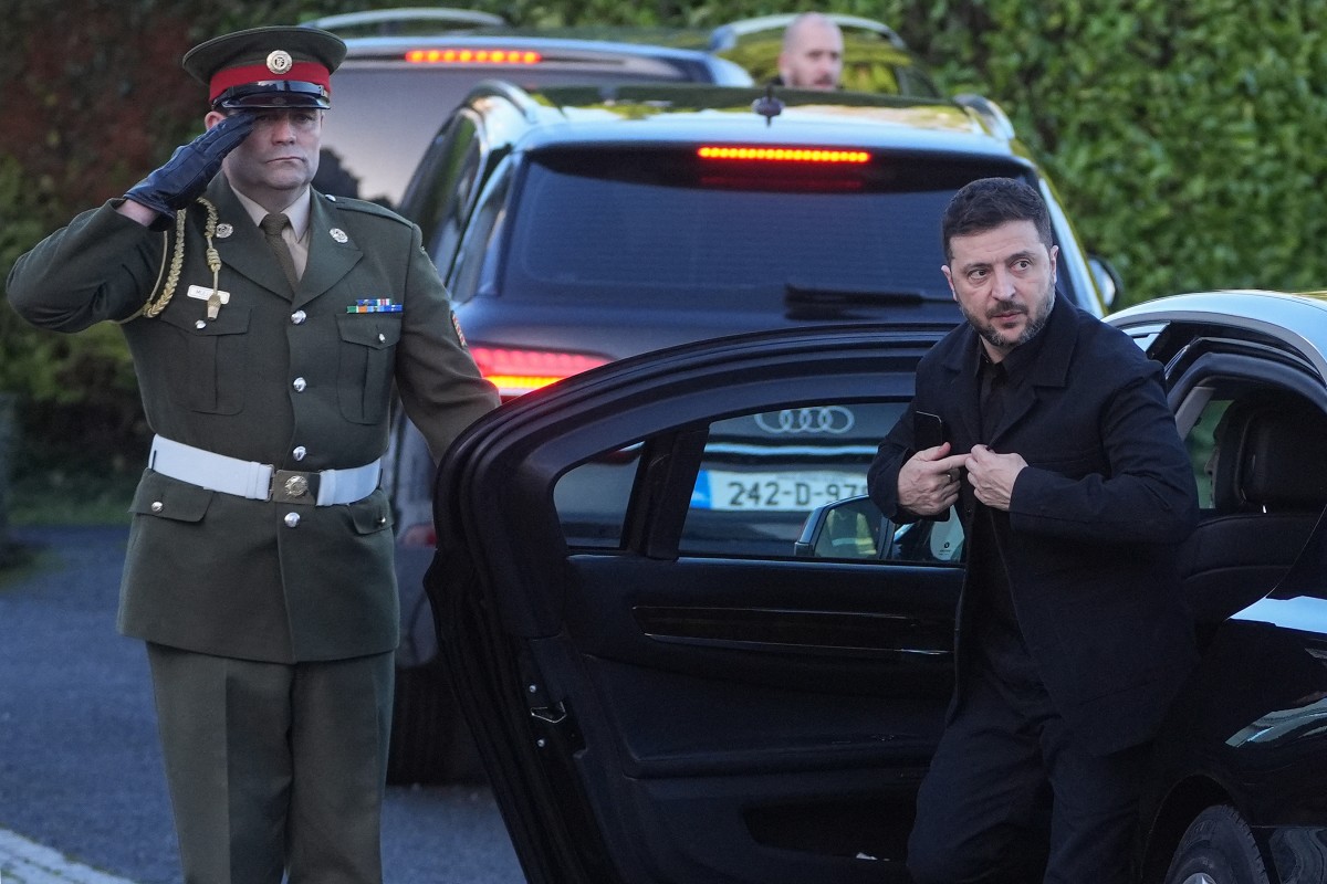 زيلينسكي. (أ ف ب)