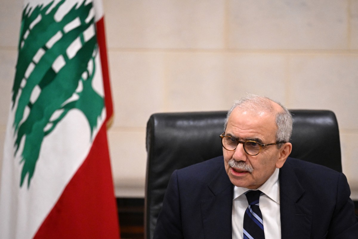 رئيس الحكومة نواف سلام. (أ ف ب)