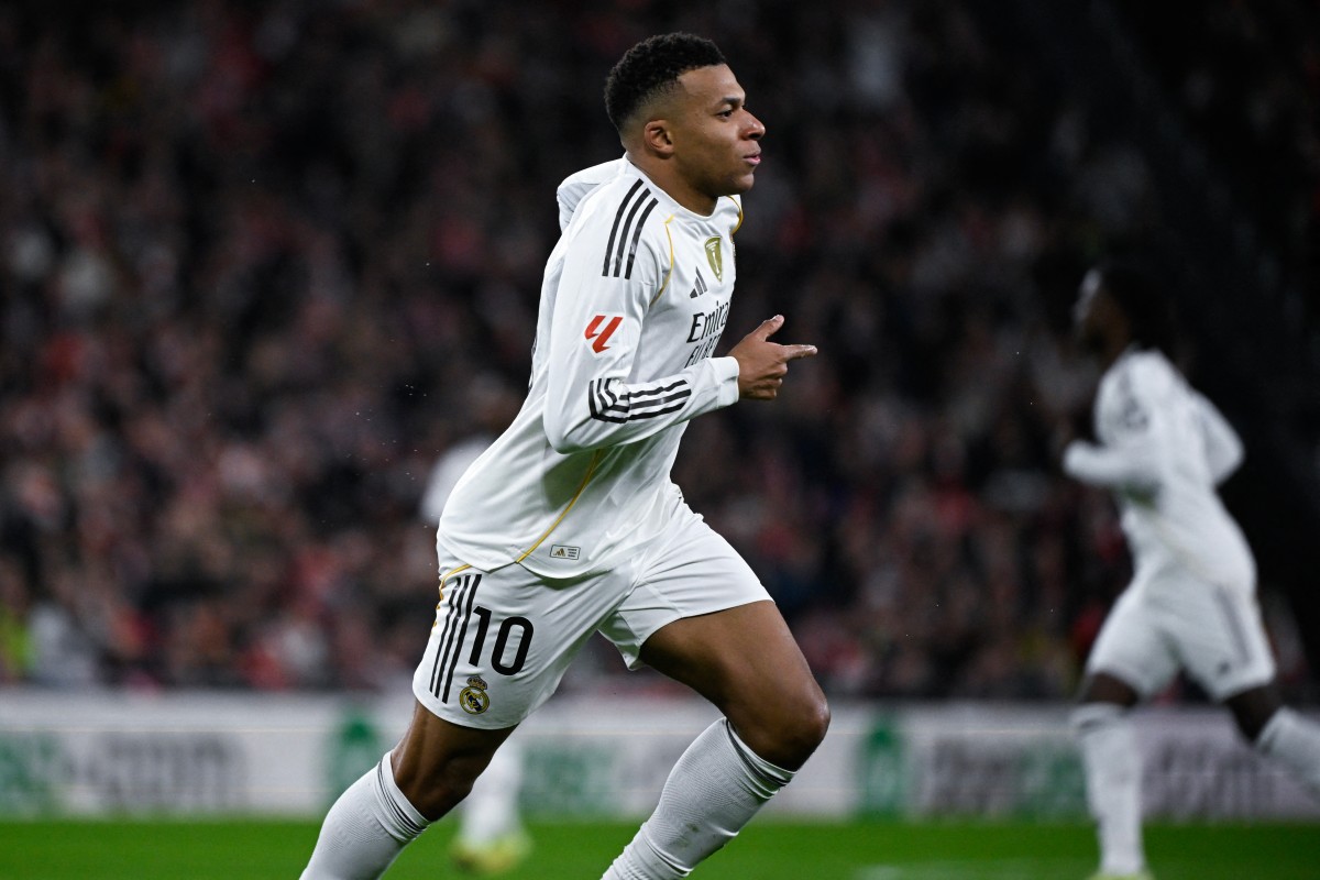 النجم الفرنسي كيليان مبابي. (أ ف ب)