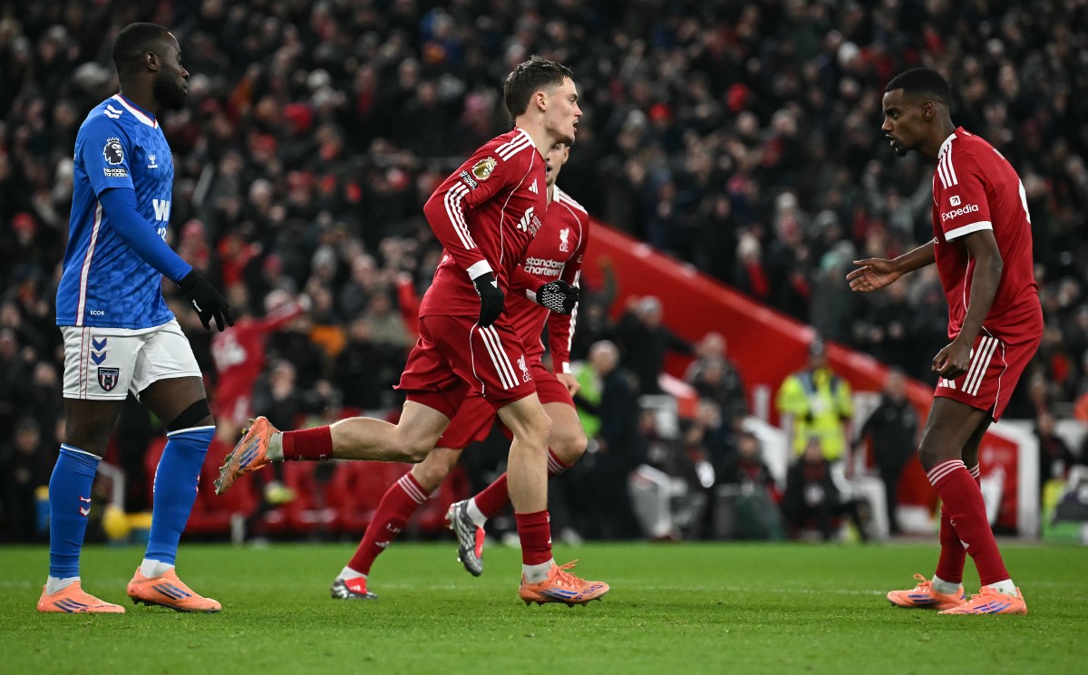 فيرتز ينتظر التسجيل بقميص ليفربول. (أ ف ب)