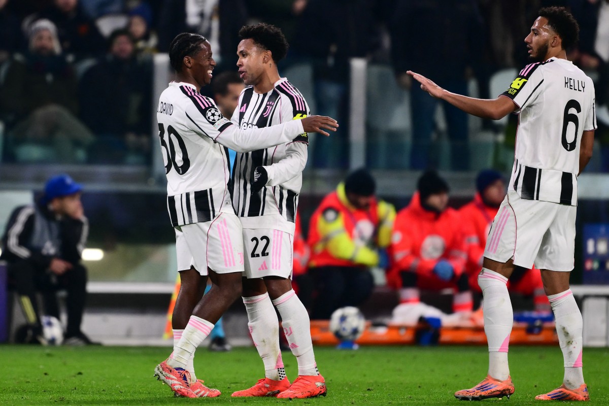 لاعبو فريق جوفنتوس الإيطالي. (أ ف ب)