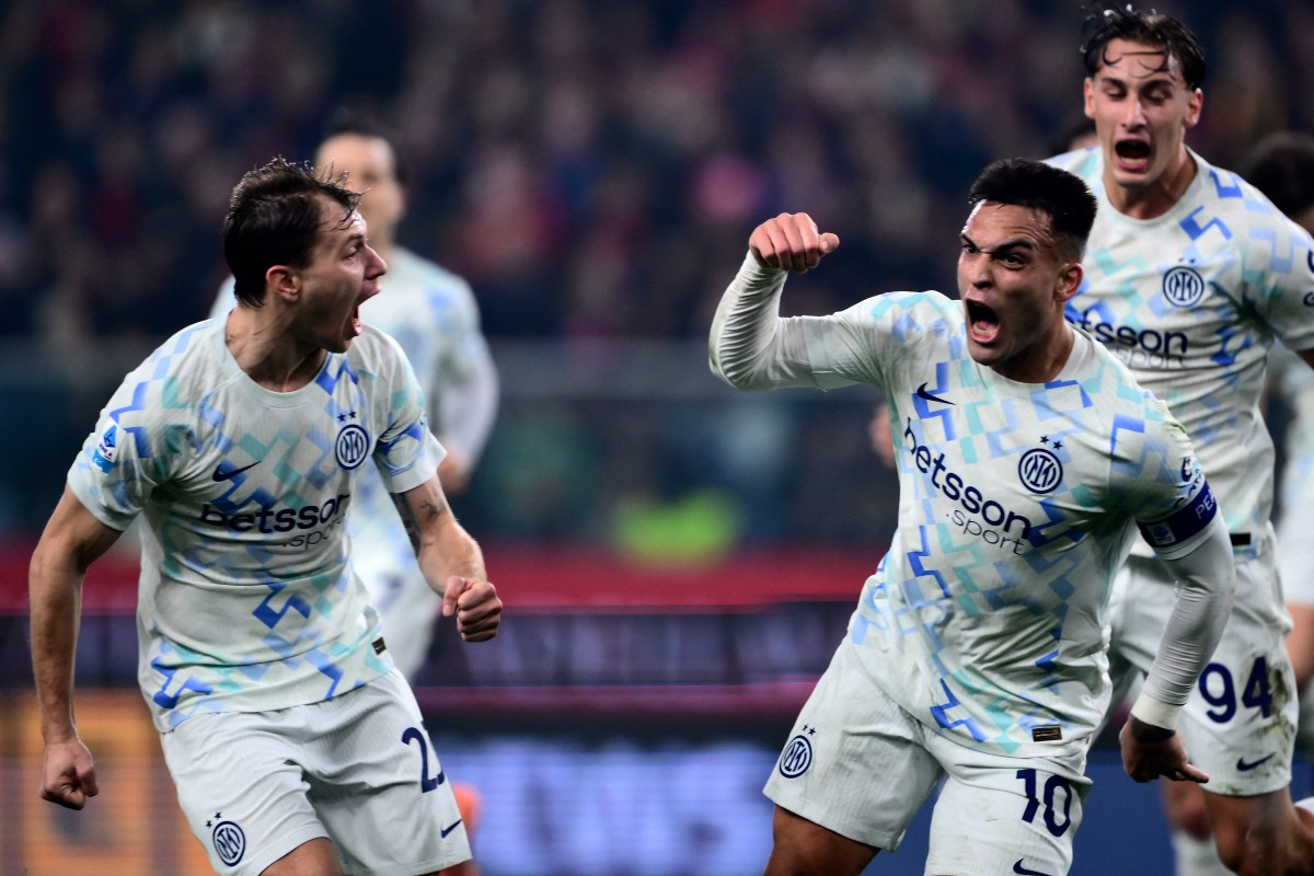 لاعبو إنتر. (أ ف ب)