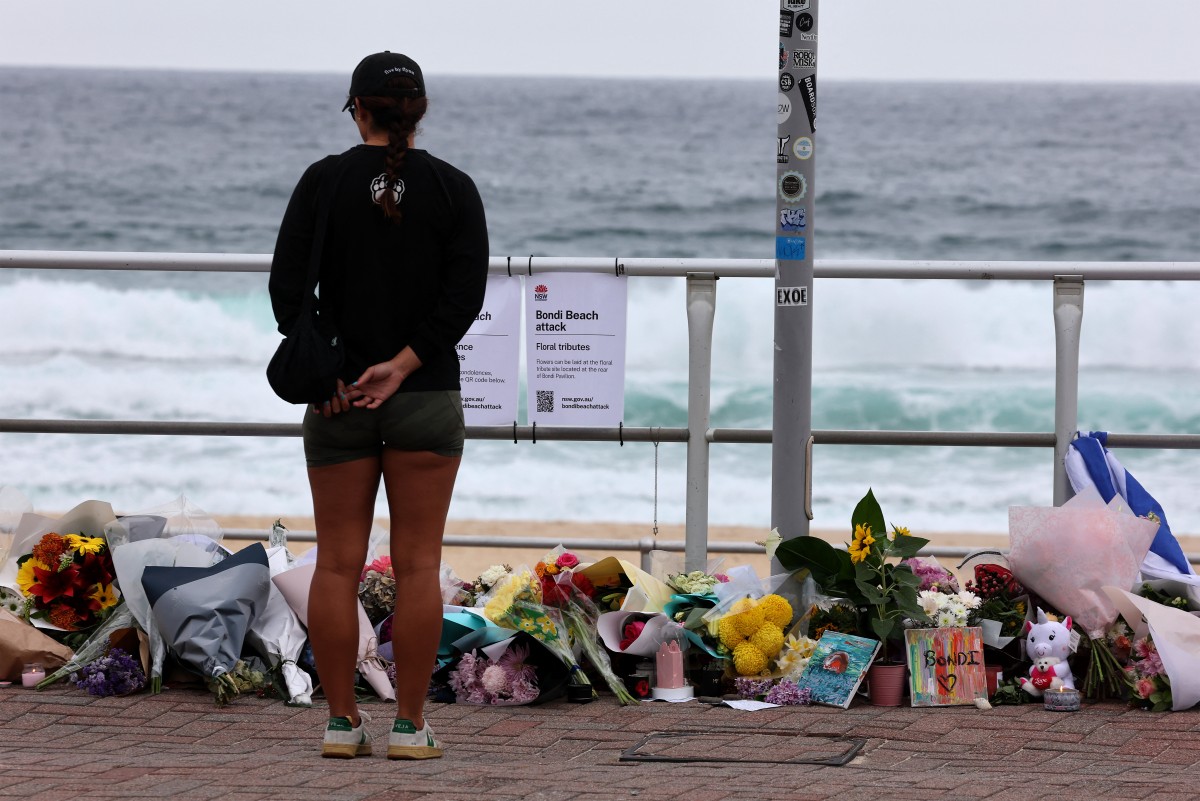 شاطئ بوندي (أ ف ب).