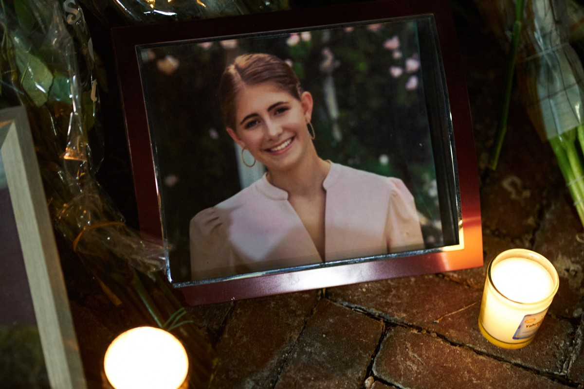 إحدى ضحايا الحادث. (أ ف ب)