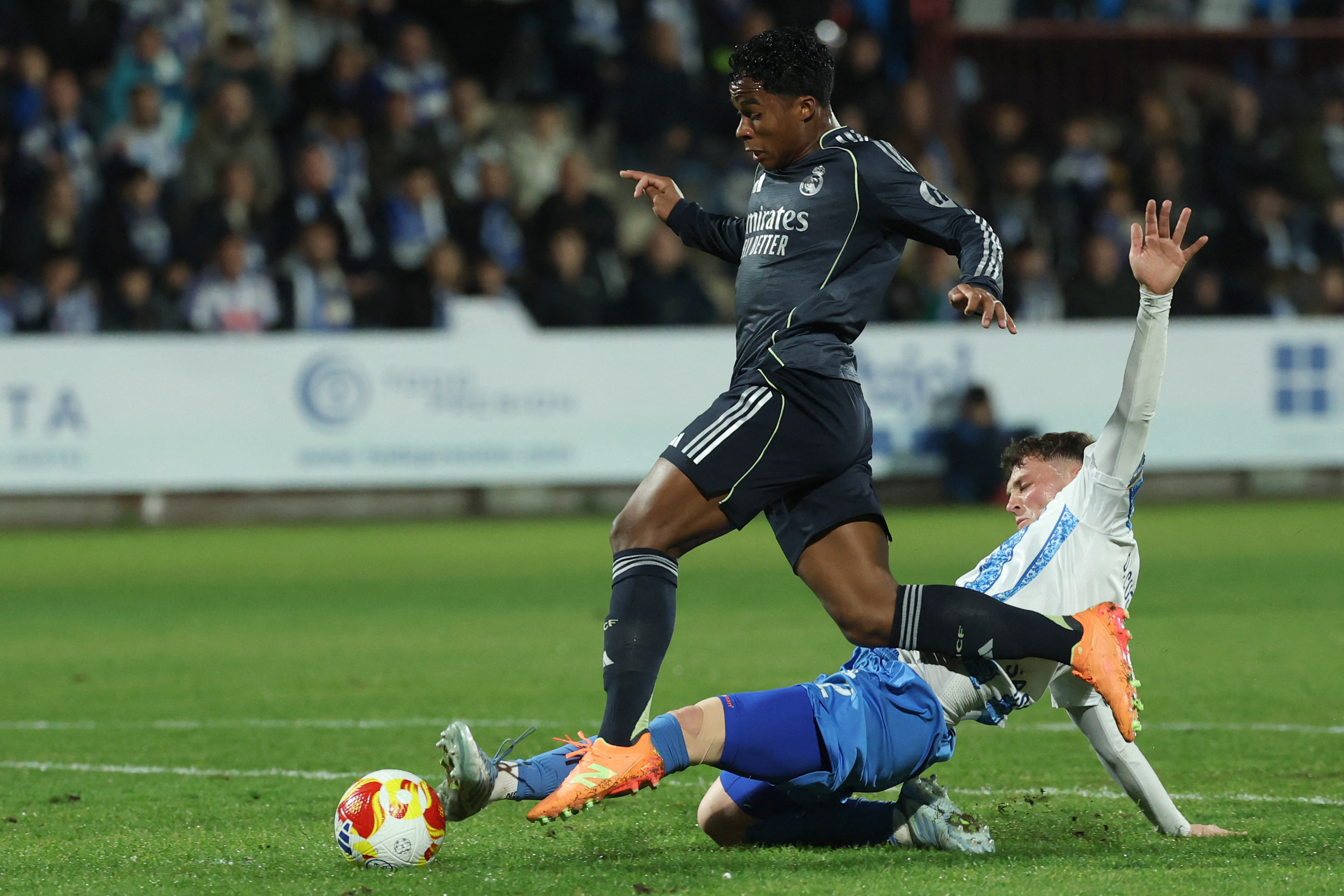 إندريك مع ريال مدريد. (أ ف ب)