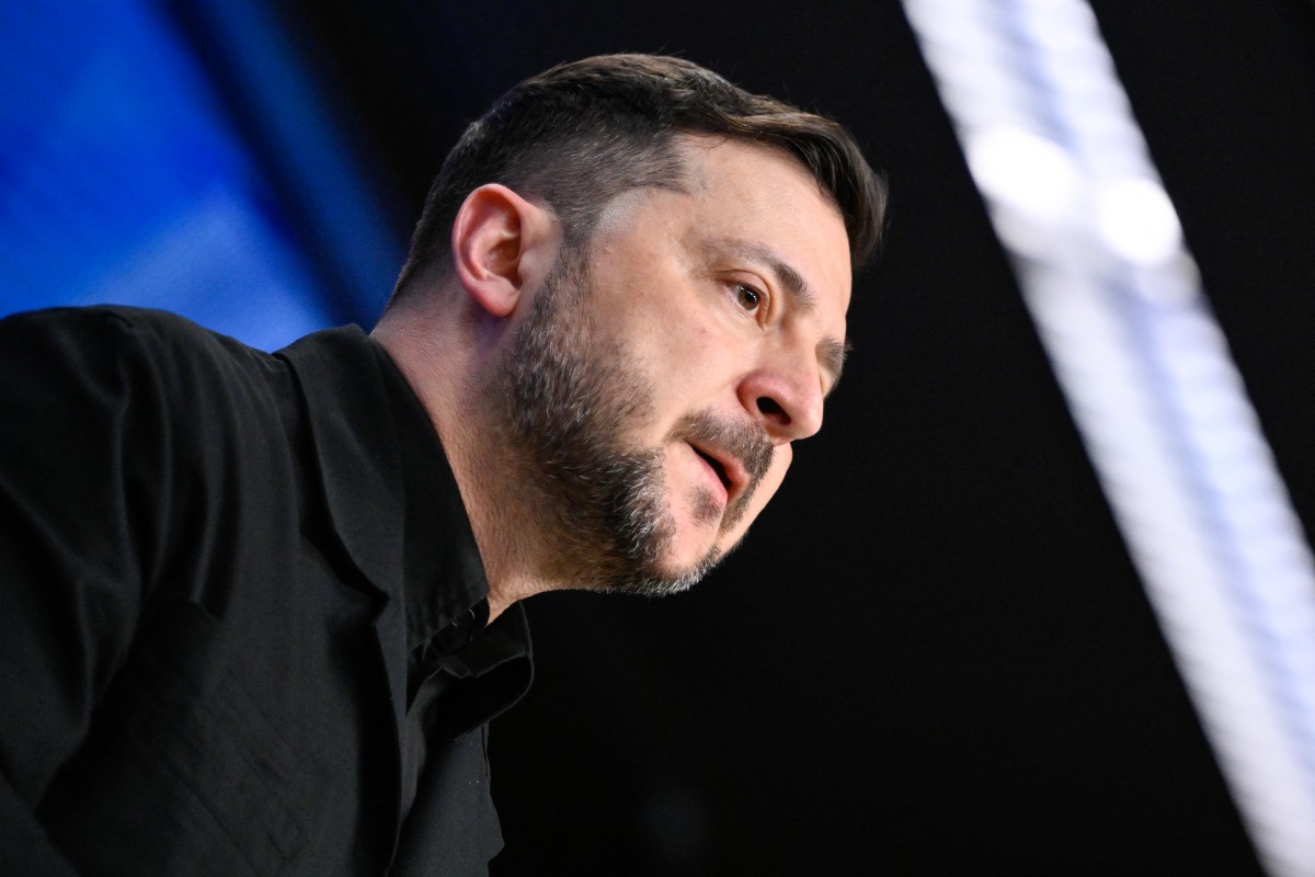 زيلينسكي. (أ ف ب)