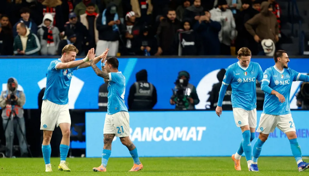 موعد مباراة نابولي وبولونيا في نهائي كأس السوبر الإيطالي والقنوات الناقلة