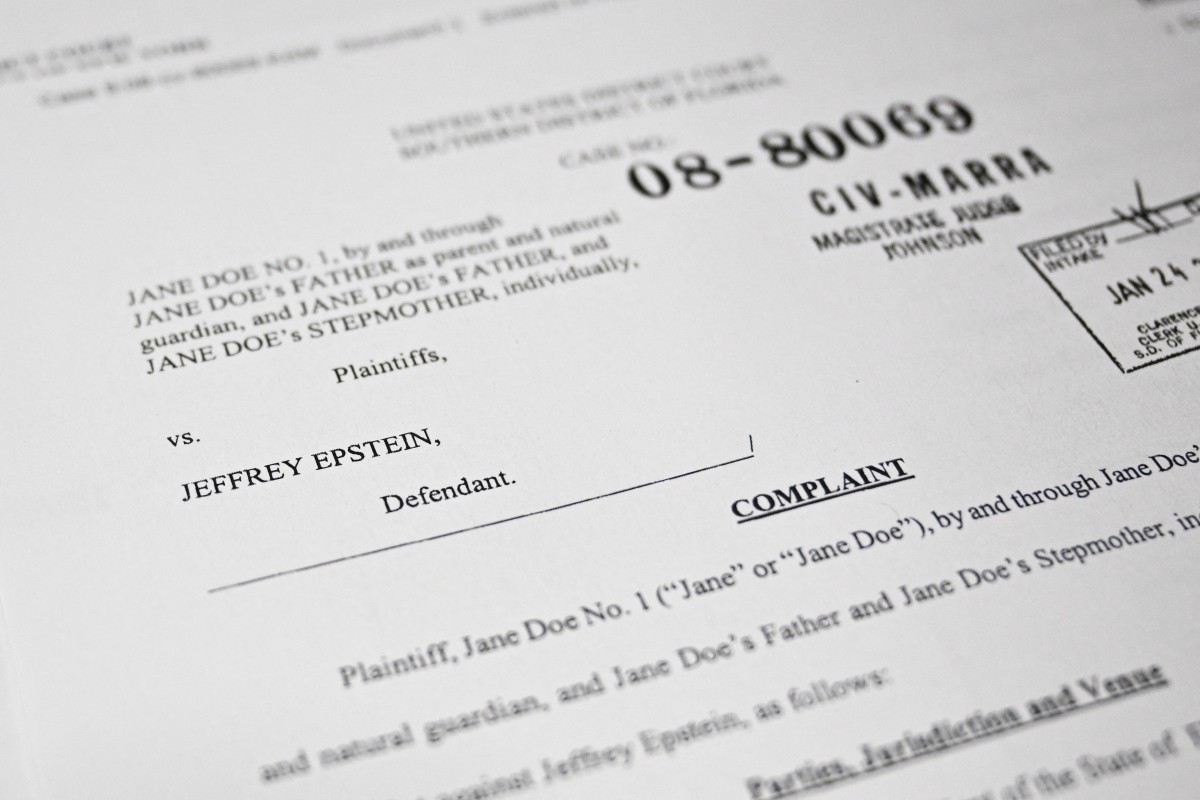 ملفات إبستين. (أ ف ب)