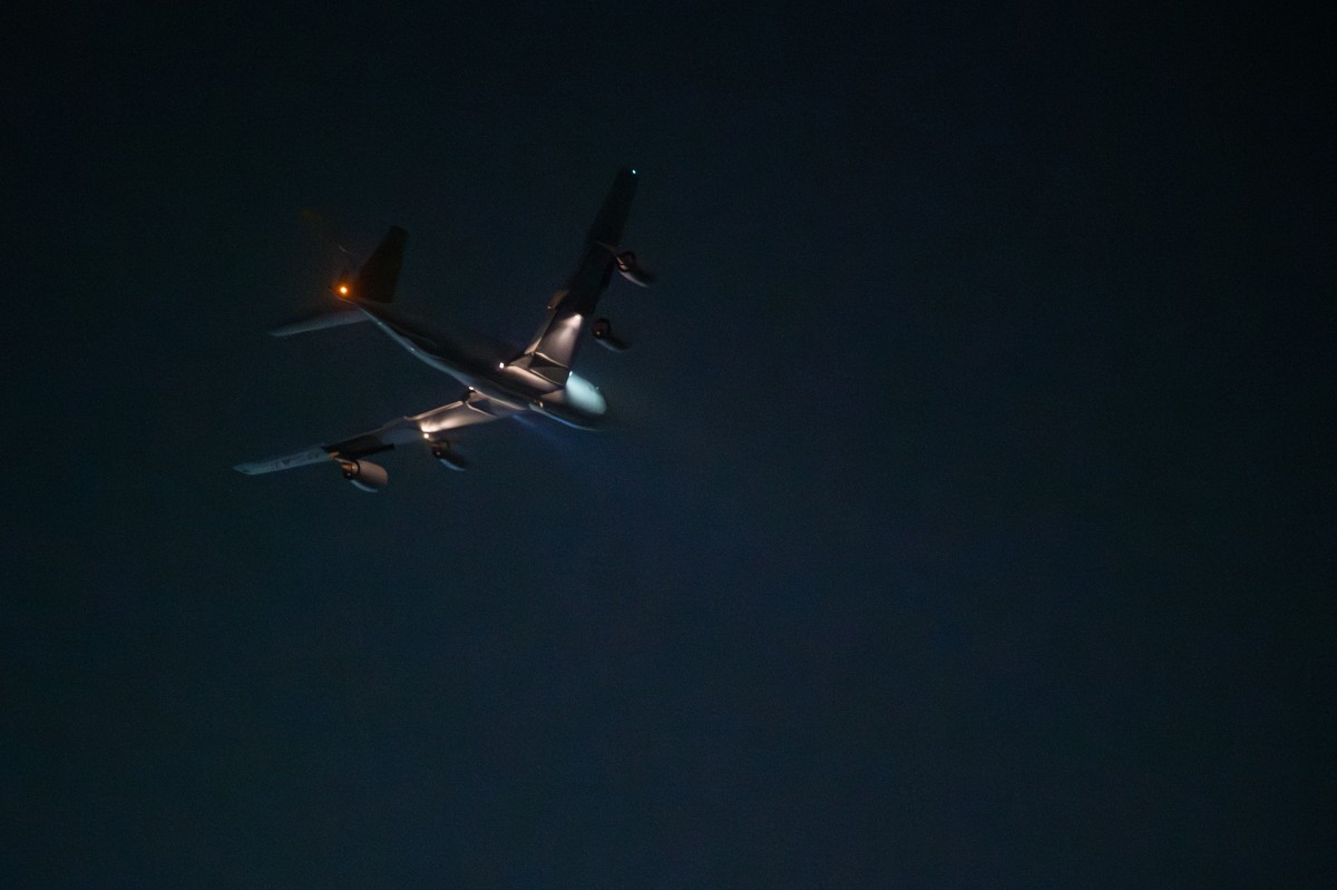 طائرة حربية أميركية (أ ف ب).