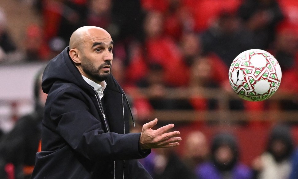 وليد الركراكي. (أ ف ب)