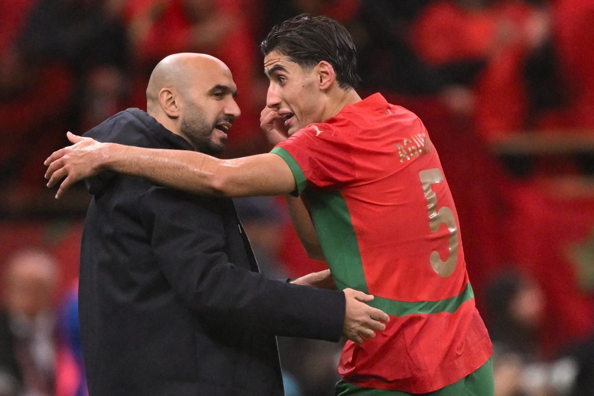 من مباراة المغرب وجزر القمر في افتتاح كأس أمم أفريقيا 2025. (أ ف ب)