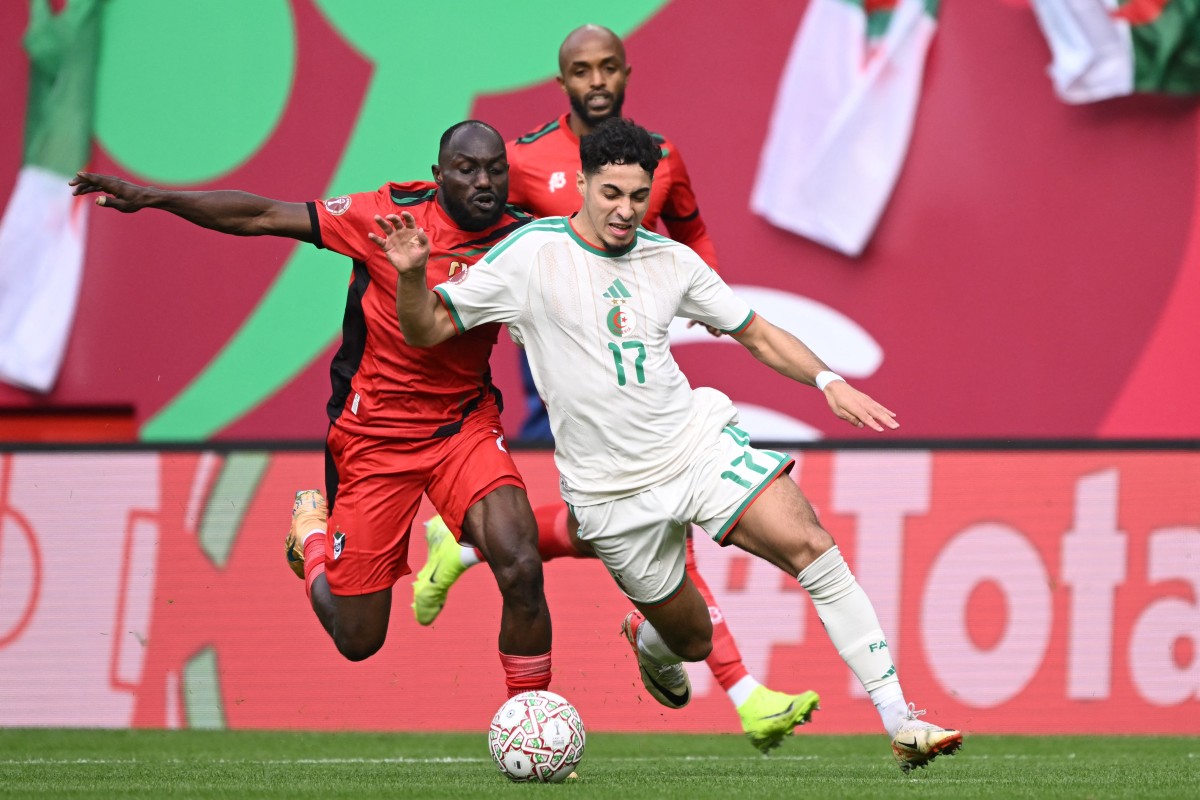 من مباراة سابقة للسودان في كأس أمم أفريقيا. (أ ف ب)