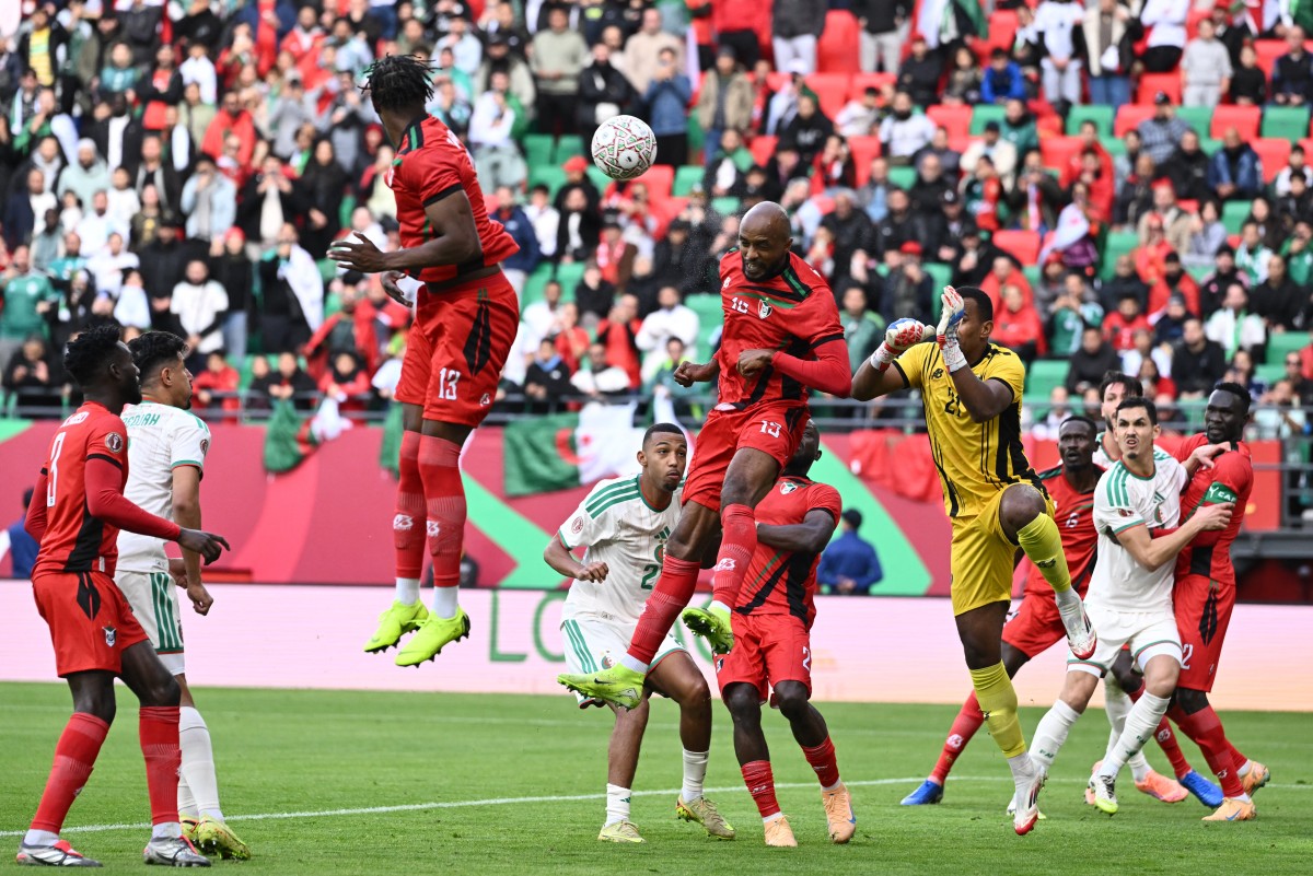 من مباراة سابقة للسودان في كأس أمم أفريقيا 2025. (أ ف ب)